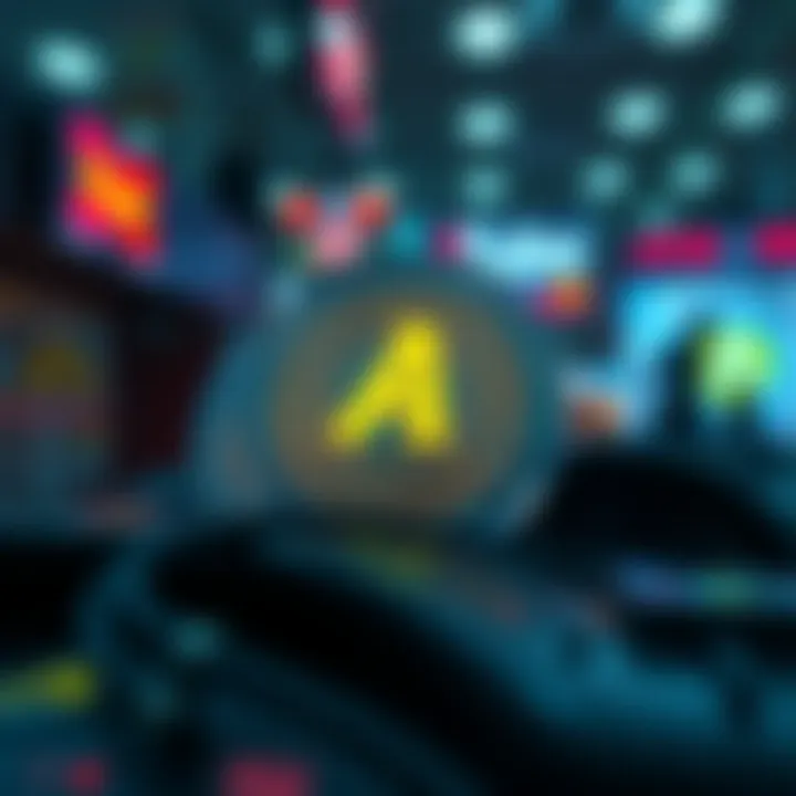 Artistic depiction of the future potential of A-Tube coin in cryptocurrency market