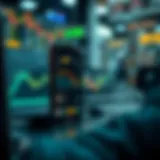 Visual representation of app trading concepts