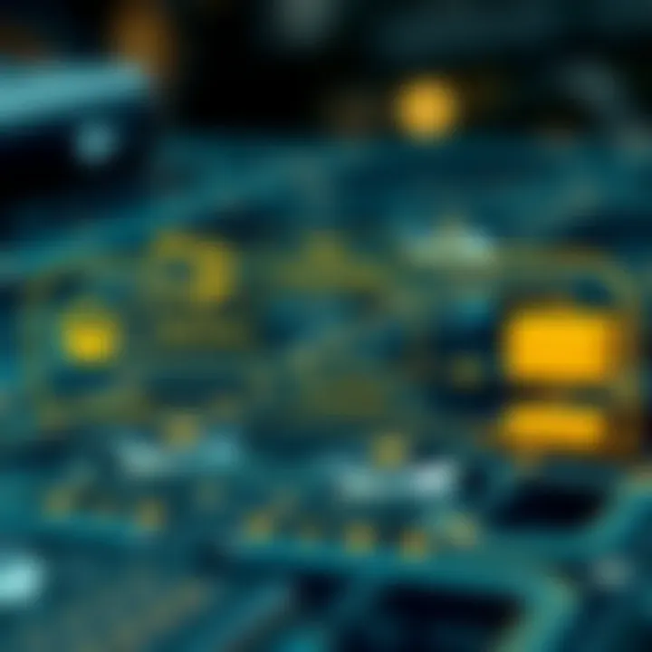 Diagram showcasing the architecture of a distributed transaction system