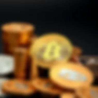 Detailed illustration of asset diversification in cryptocurrency