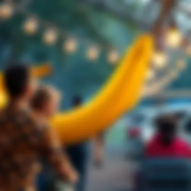 Community Engagement in Banano Infographic showing community engagement in Banano