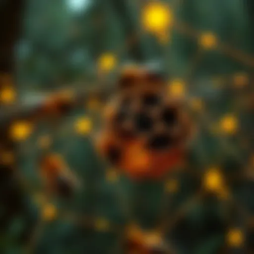 Insightful illustration of the beehive network structure in blockchain