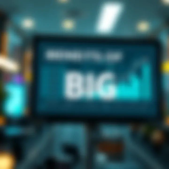 Benefits of Big Data Infographic showing benefits of big data