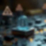 Conceptual illustration of a bit as the fundamental unit of information