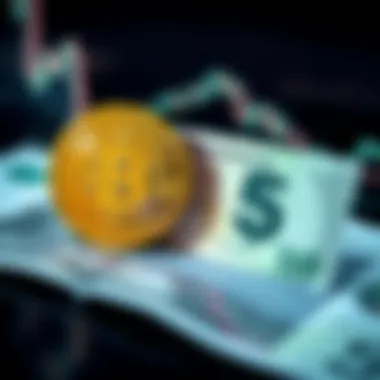 Exchange rate comparison between Bitcoin and Australian Dollar