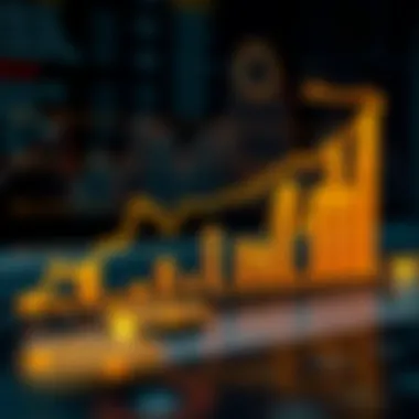 Graph depicting the historical price changes during Bitcoin halving events