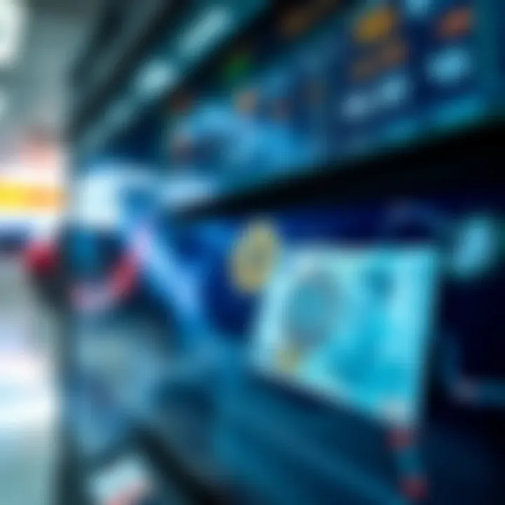 Currency exchange interface showcasing Bitcoin and KRW