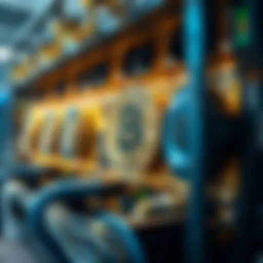 Visual representation of Bitcoin mining architecture