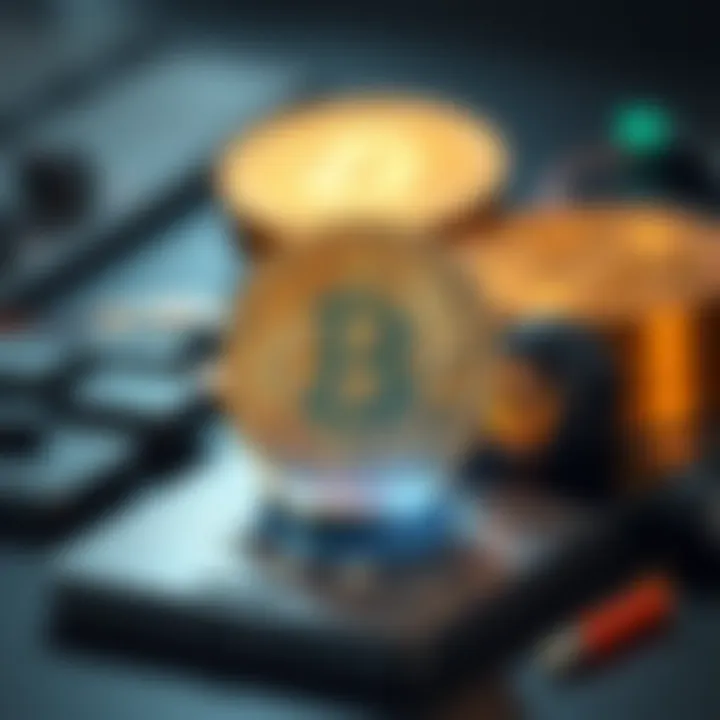A conceptual graphic illustrating the challenges faced by Bitcoin payment providers