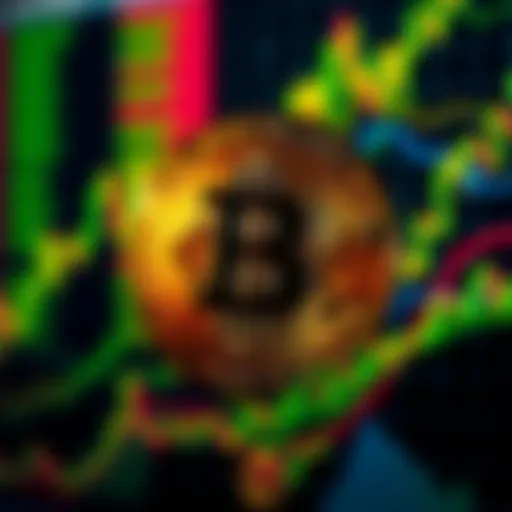 Graphical representation of Bitcoin price trends