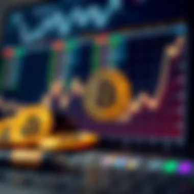 Graph showing Bitcoin price fluctuations over time