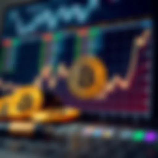 Graph showing Bitcoin price fluctuations over time