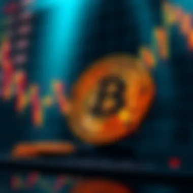 Analysis of Bitcoin's Price Fluctuations An analytical graph showing Bitcoin's price volatility