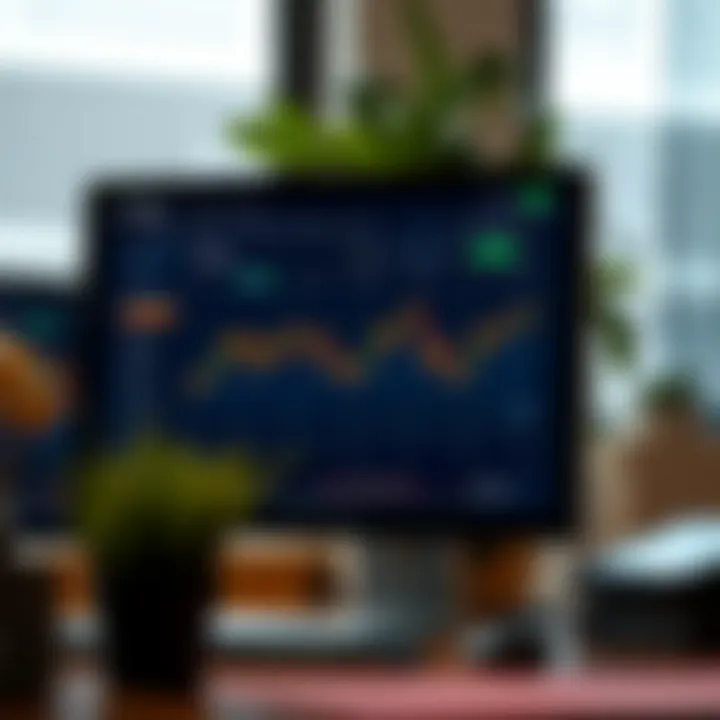 Choosing a Cryptocurrency Exchange A computer screen displaying a cryptocurrency exchange platform