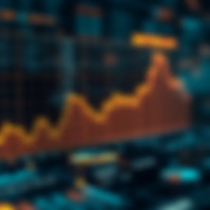 Blockchain Technology Insights Graph representing blockchain technology statistics