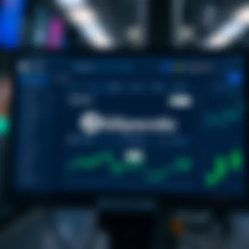 Overview of Bitpanda platform interface