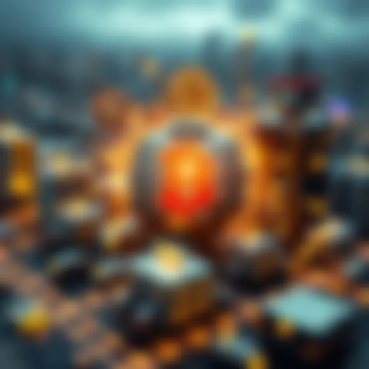 Blockchain's Impact Across Industries Infographic showcasing blockchain's impact on various industries