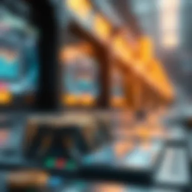 The Fusion of Blockchain Technology and Financial Services Visualization of blockchain technology integration in finance