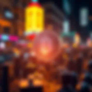 An infographic illustrating the blockchain technology behind NFTs