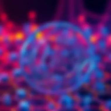 Visual representation of blockchain technology advancements