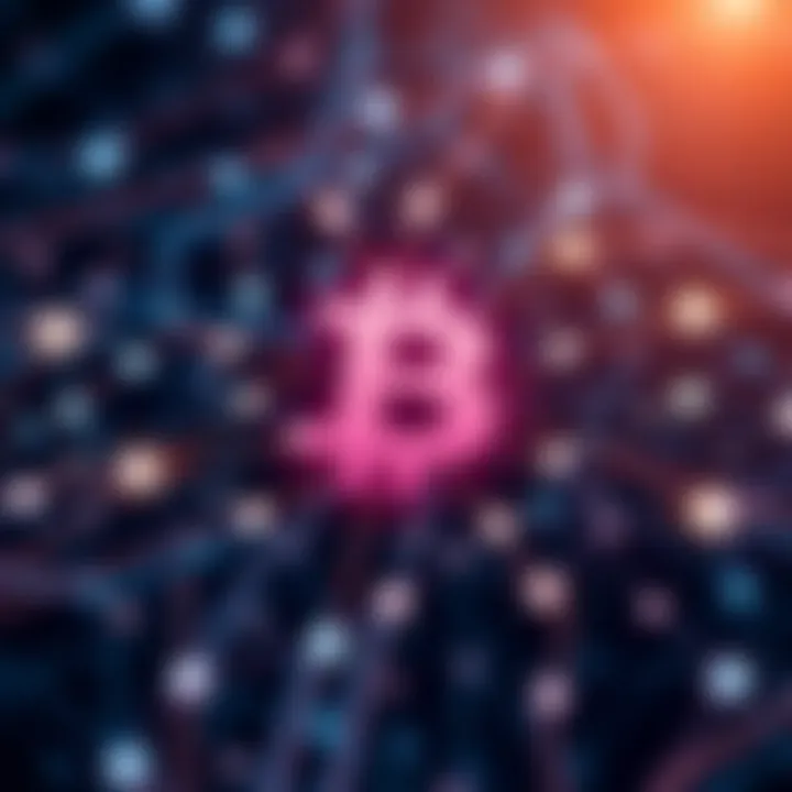 Understanding Blockchain Technology A conceptual graphic showcasing blockchain technology, illustrating its complexity and potential.