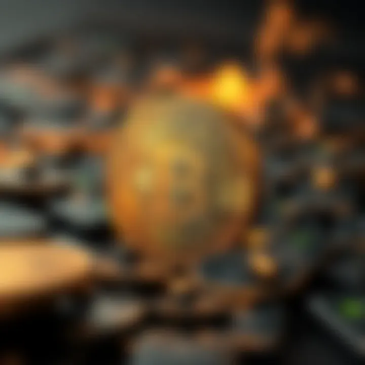 Visual of blockchain technology in action