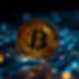 An abstract representation of blockchain technology