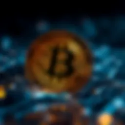 An abstract representation of blockchain technology