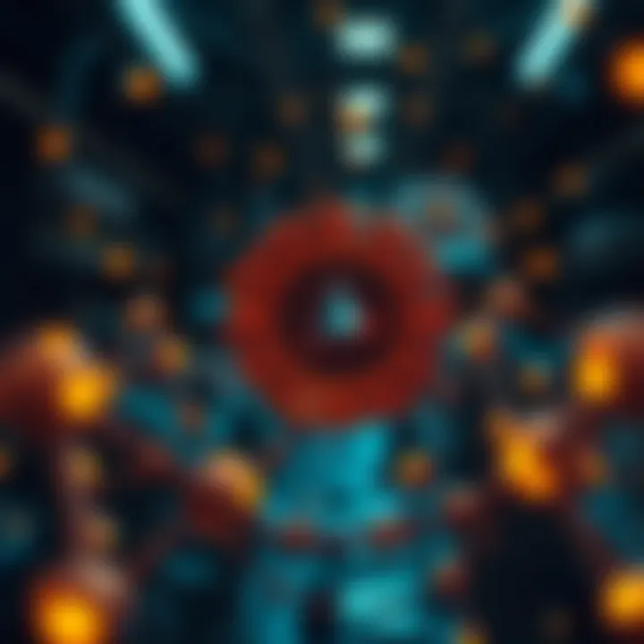 Decentralized Oracle Network of Chainlink Conceptual image illustrating the decentralized oracle network of Chainlink