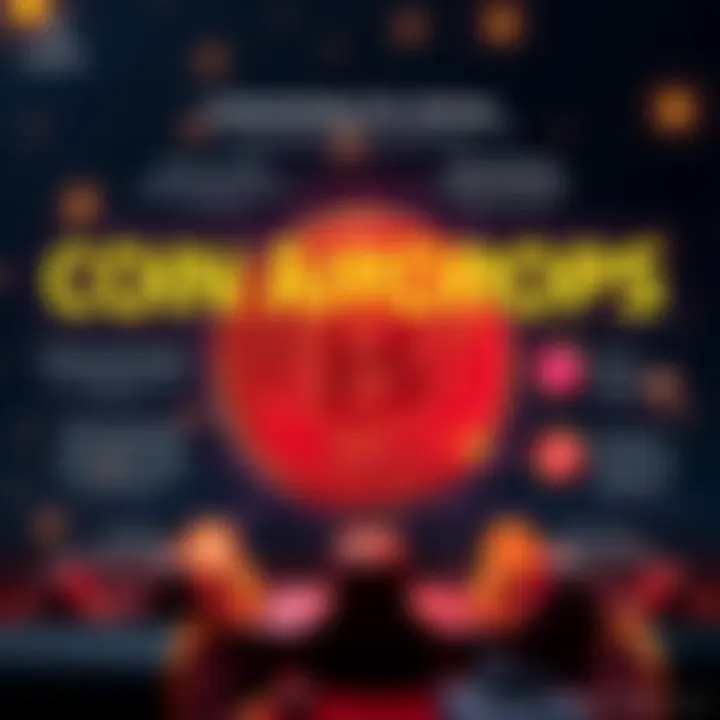 An infographic illustrating the concept of coin airdrops and their significance.