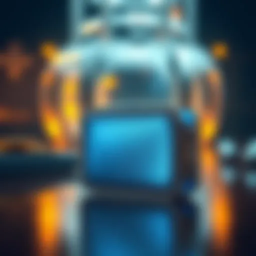 Conceptual representation of cold storage wallets for cryptocurrency