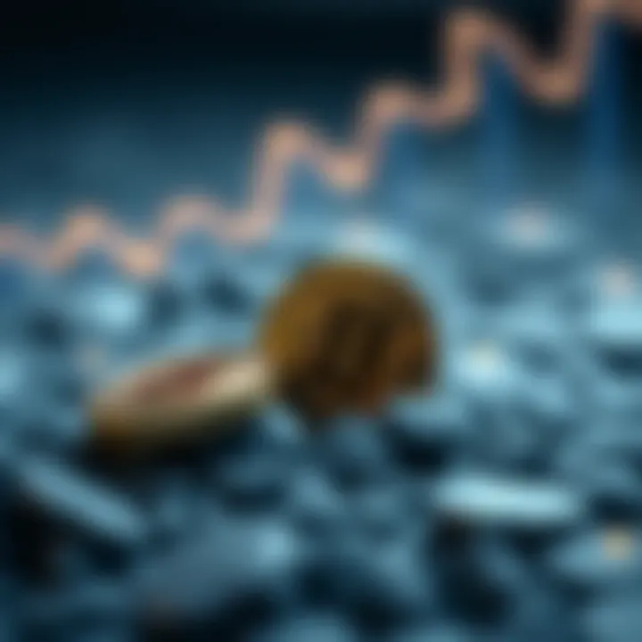 Consequences of Cryptocurrency Investments on the Economy An abstract graphic illustrating the consequences of cryptocurrency investments on the economy