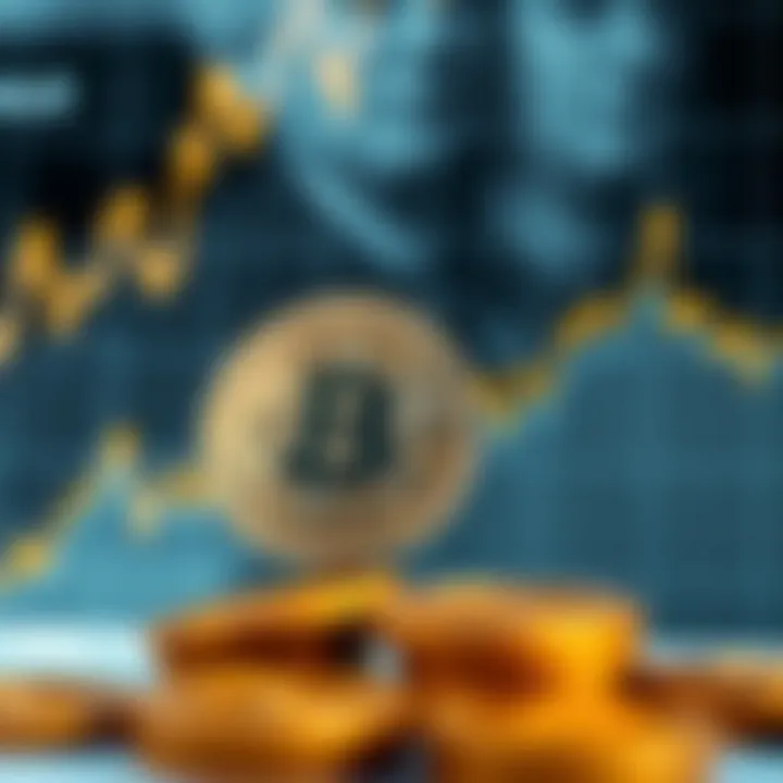 Chart illustrating the correlation between Bitcoin and dollar exchange rates