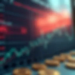 Graph illustrating the correlation between indices and the cryptocurrency market