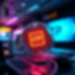 Innovative blockchain protocol illustration