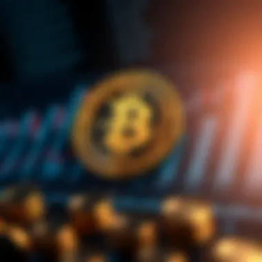 Cryptocurrency and Market Trends An infographic depicting the relationship between cryptocurrency and market trends.