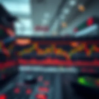 Visual representation of a cryptocurrency trading platform interface