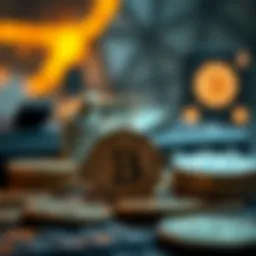 Conceptual representation of cryptocurrency banking evolution