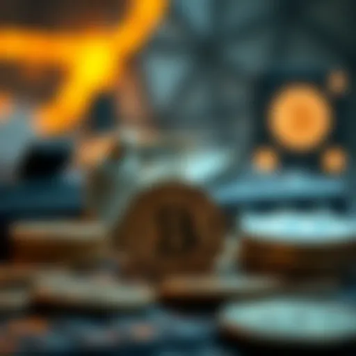 The Evolution of Cryptocurrency Banking Conceptual representation of cryptocurrency banking evolution