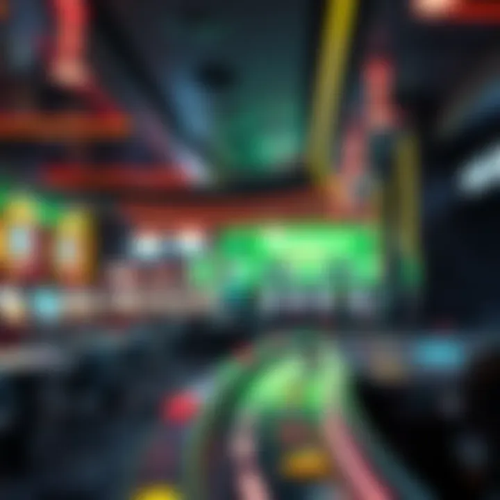 Future of Gambling in a Tech-Driven World A futuristic casino environment enabled by technology