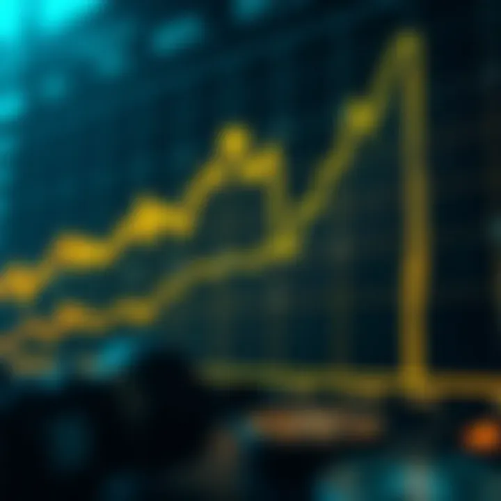 The Rise of Cryptocurrency Markets Graph depicting the rise of cryptocurrency markets