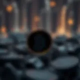 Understanding Dark Coins in the Digital Landscape Conceptual representation of dark coins in a digital landscape