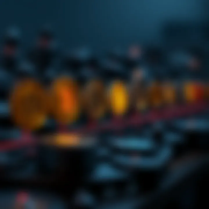 The Evolution of Dark Coins Historical timeline showcasing the evolution of dark coins