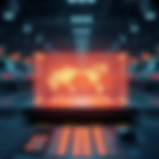 Understanding Digital Twin Technology Conceptual illustration of digital twin technology embodying real-world assets