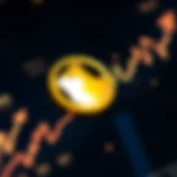 Graph illustrating Dogecoin price trends over time