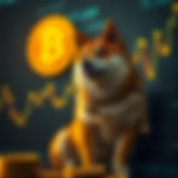 Chart illustrating the rise of Dogecoin