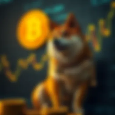 Chart illustrating the rise of Dogecoin