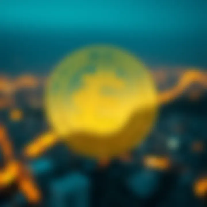 Visual representation of the future trends of E-Cash Coin