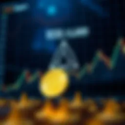 Current EOS coin price chart showing volatility