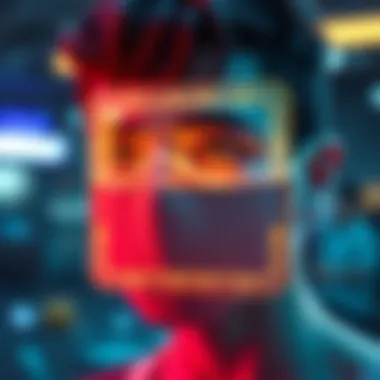 Blockchain Underpinnings of Face Wallet Visual representation of blockchain technology supporting transactions